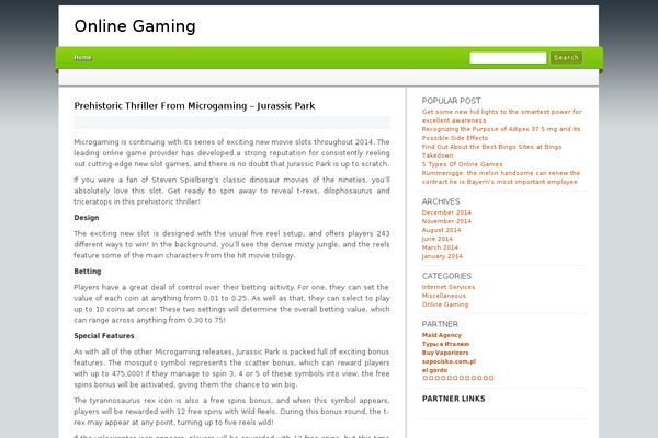 Tmp theme site design template sample