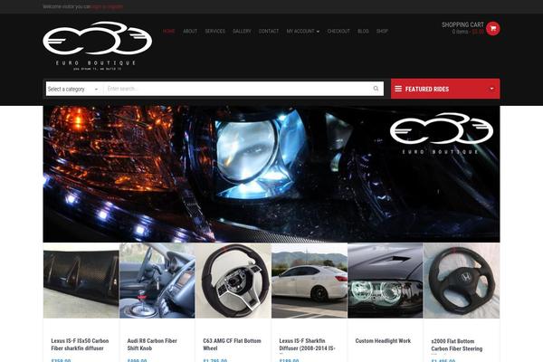 Shopping theme site design template sample
