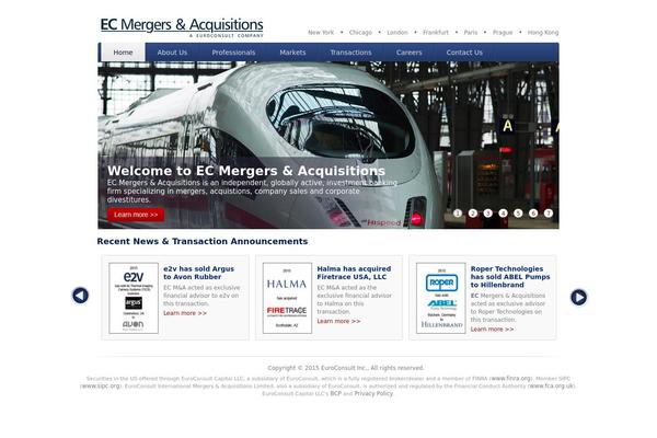 Euro theme site design template sample