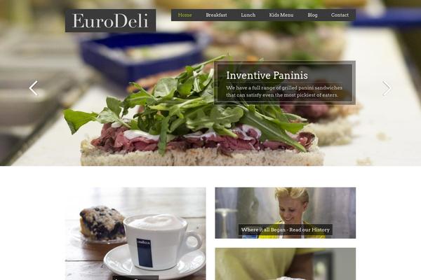 Forked theme site design template sample