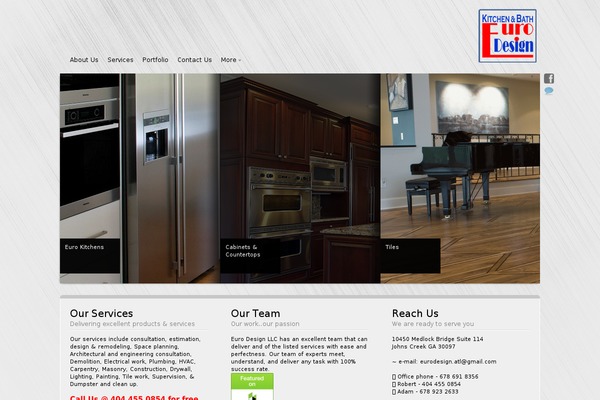 Andromeda theme site design template sample