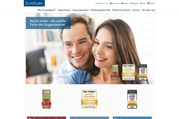 euroeyes.de site used Euroeyes