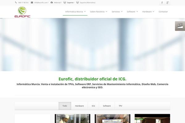 Envision theme site design template sample