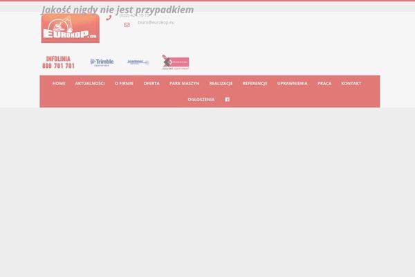 Continal theme site design template sample