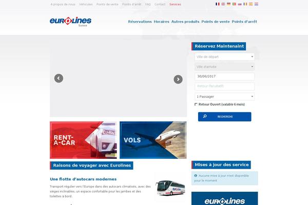 eurolines.ch site used Eurolines