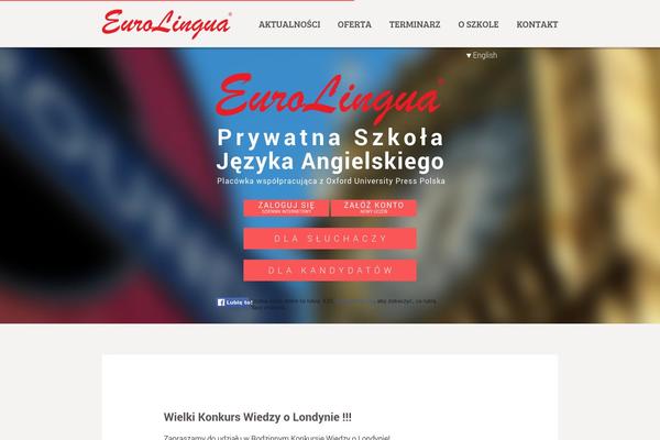eurolingua.pl site used Eutheme