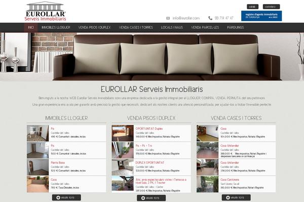Realia theme site design template sample