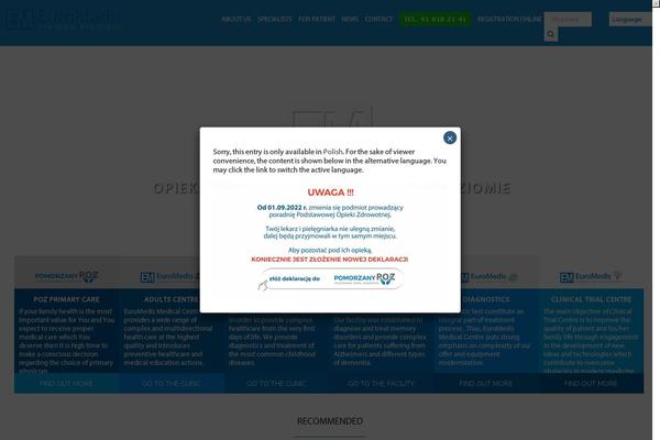 Site using qTranslate X plugin