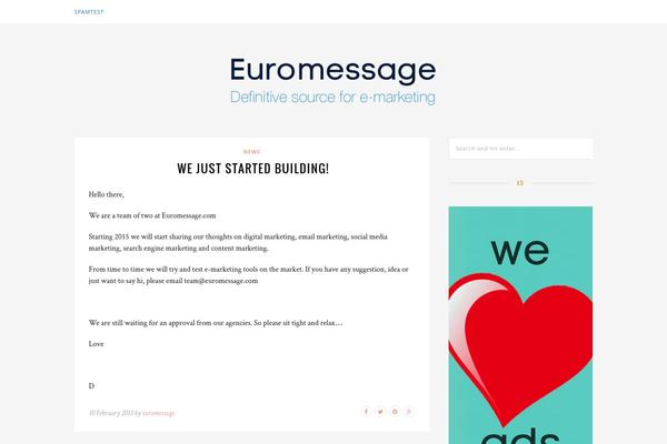 Florence theme site design template sample
