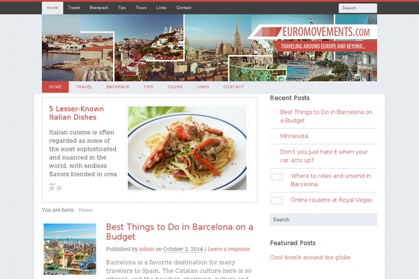 Ample theme site design template sample