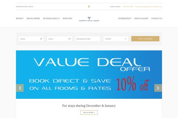 europahotelmalta.com site used Sixtyone