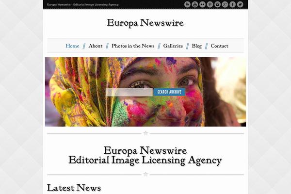 Hipster theme site design template sample