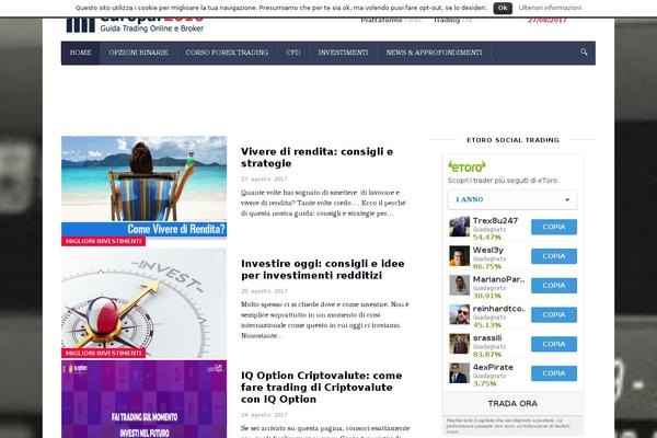 Mercury theme site design template sample