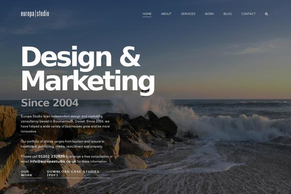 Europa theme site design template sample