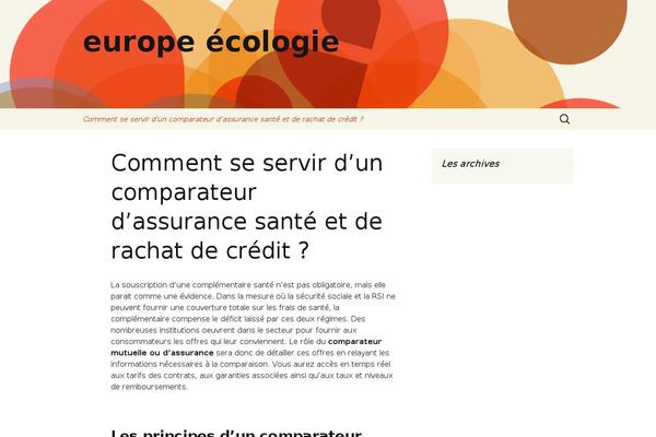 europe-ecologie.fr site used Astra-child-listemetiers