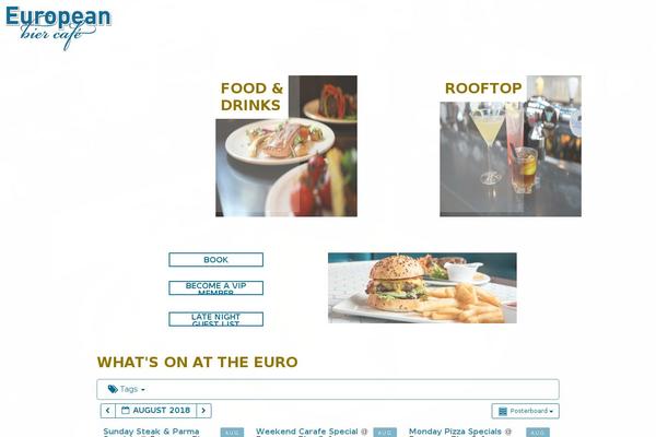 BERG theme site design template sample