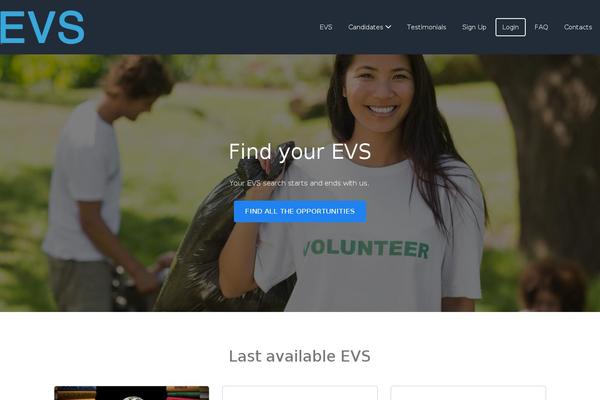 europeanvoluntaryservice.org site used Jobify-extended