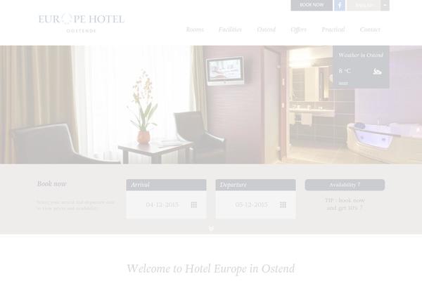 Visual theme site design template sample