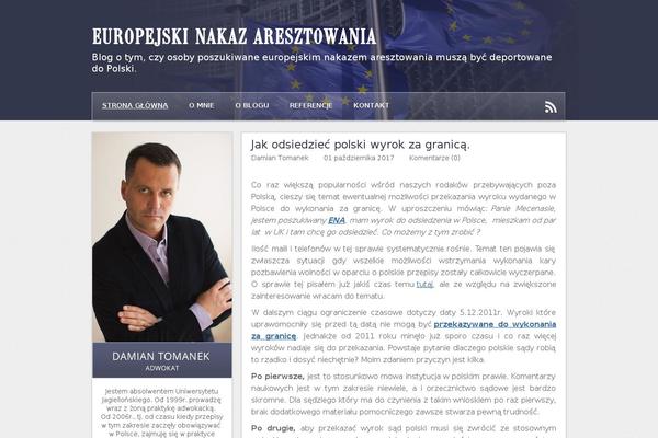 Thesis 1.8.4 theme site design template sample