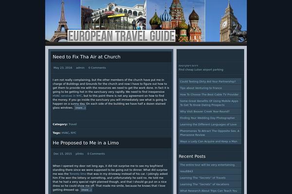Chip Zero theme site design template sample