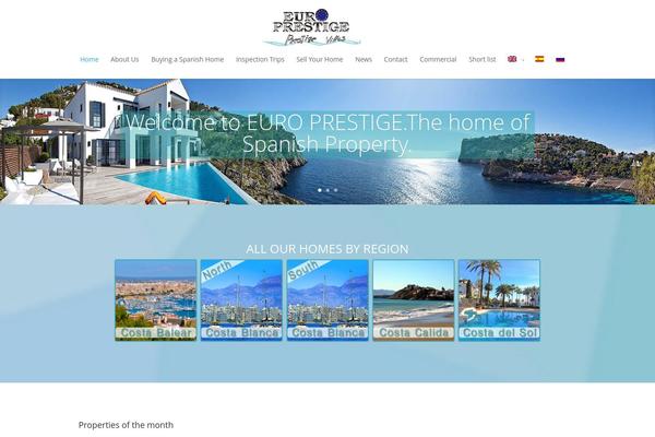 Site using Parallax Scroll plugin