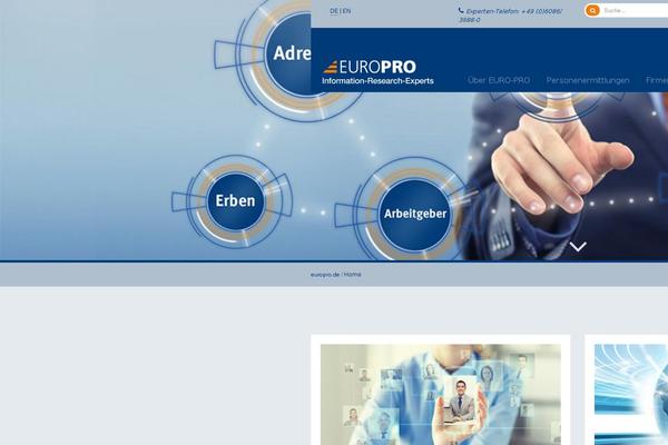 europro.de site used Europro
