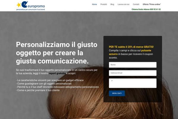 Marketing theme site design template sample