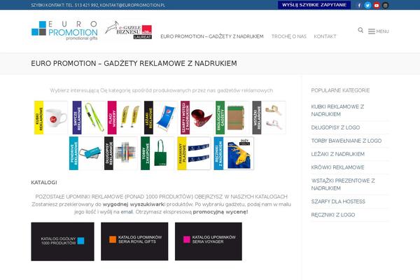Customify theme site design template sample