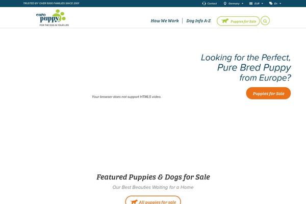 europuppy.com site used Europuppy_wp