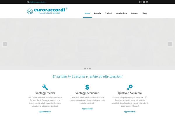 Aria theme site design template sample