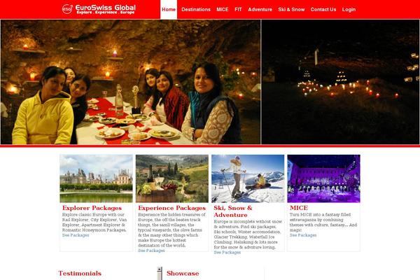 Euro theme site design template sample