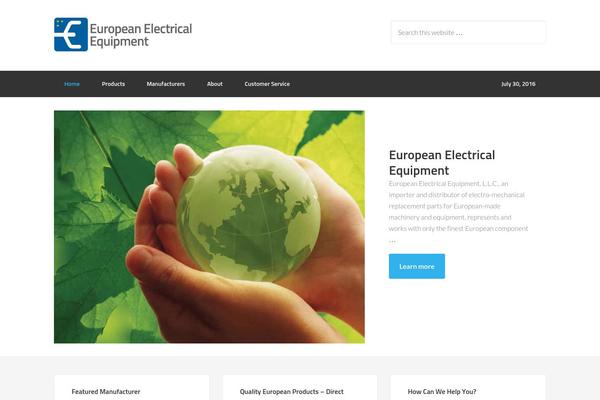 Enterprise Pro theme site design template sample