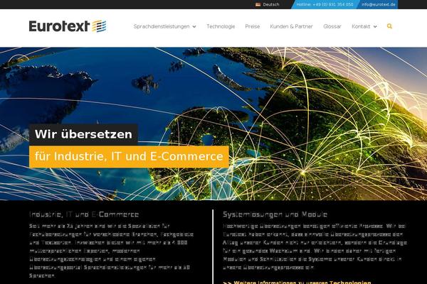 Site using MultilingualPress plugin