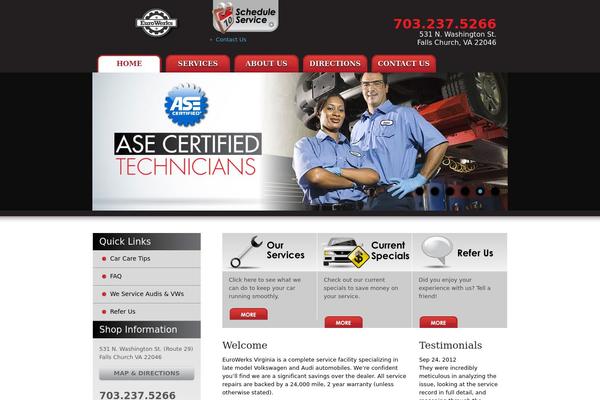 Whitelight theme site design template sample