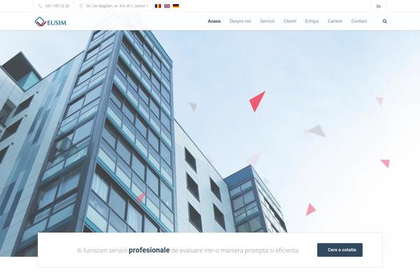 Trade theme site design template sample