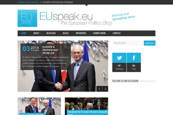 euspeak.eu site used Unicorn