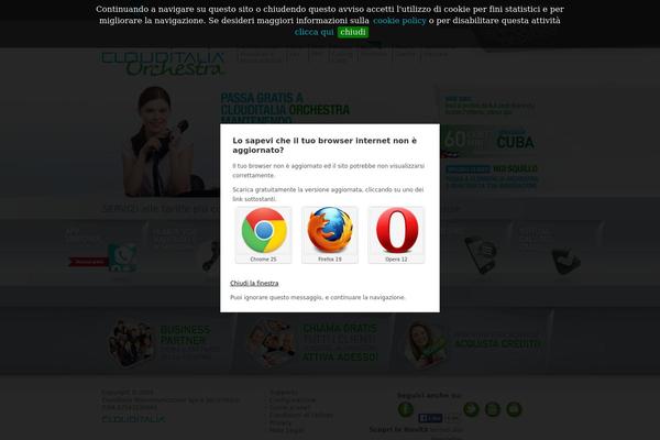 Site using Browser Rejector plugin