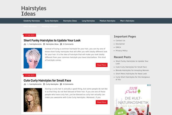 Hot Topix theme site design template sample