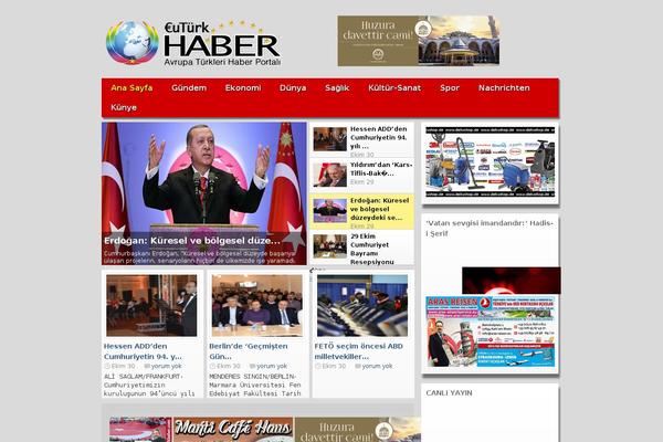 Birhaber theme site design template sample