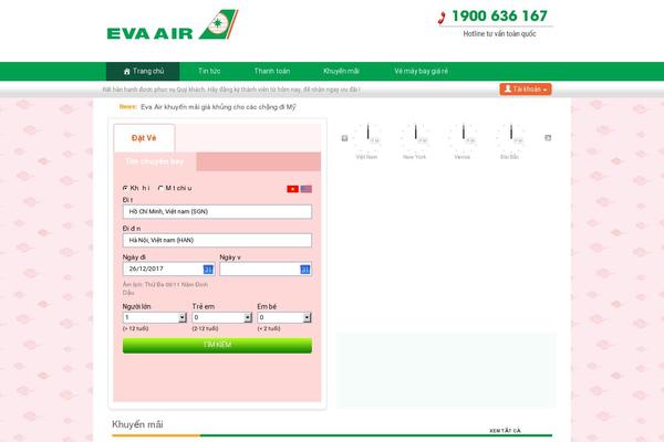 evaair.vn site used Evaair