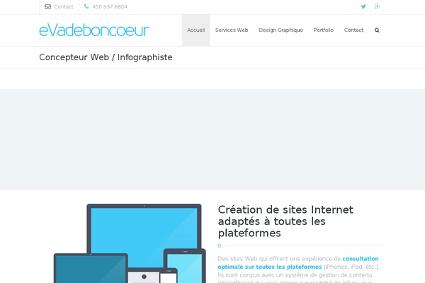 evadeboncoeur.com site used Dolly