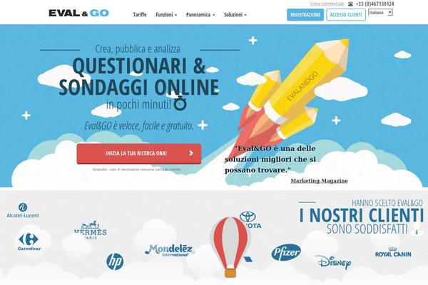 Alpha theme site design template sample