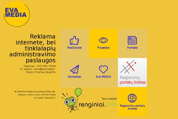 Argo theme site design template sample