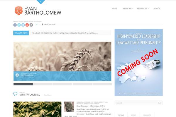 Maestro theme site design template sample