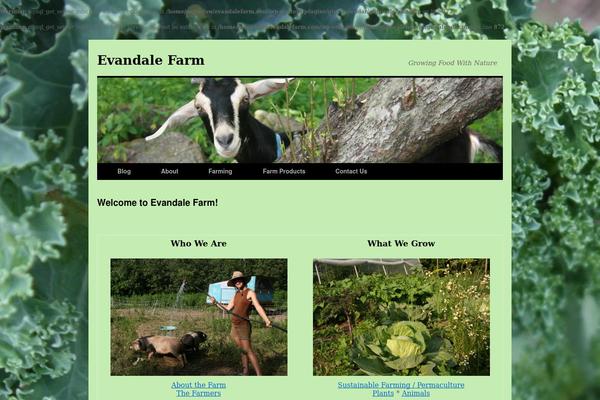 Twenty Ten theme site design template sample