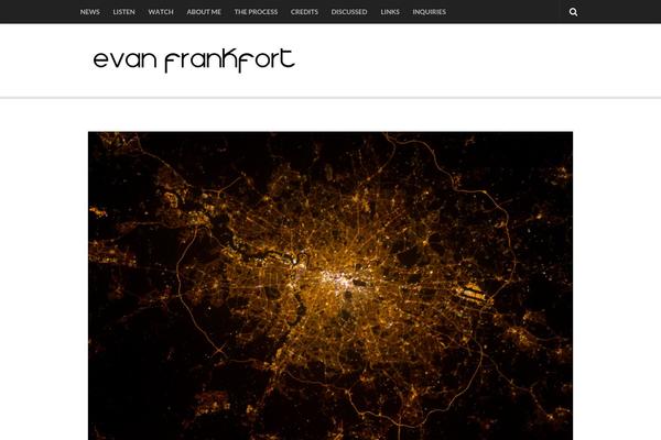 Anew theme site design template sample