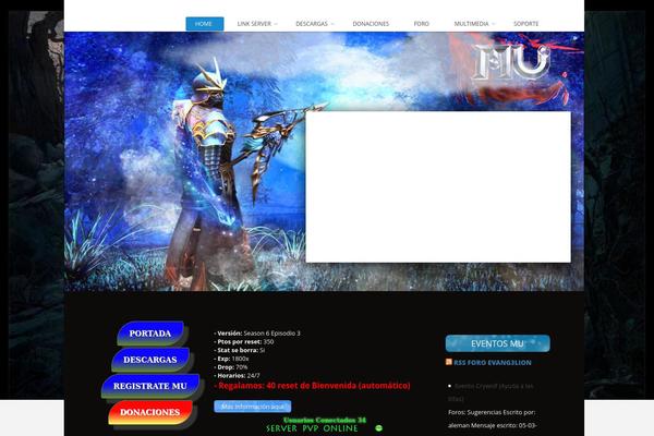 Circles theme site design template sample
