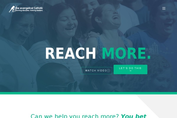 evangelicalcatholic.com site used Evangelicalcatholic