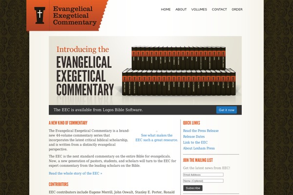 Eec theme site design template sample