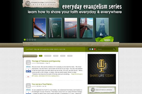 evangelismexplosion.org site used Ee